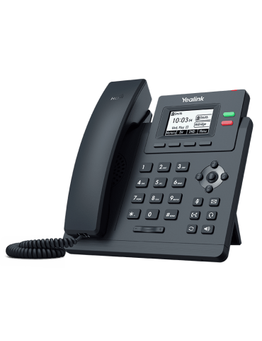 Teléfono IP Yealink T31G VoIP - Caller ID - Speakerphone - 2 x Network (RJ-45) - PoE Ports