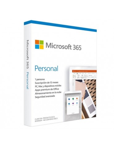 Microsoft Office 365 Personal - 1 Usuario - 5 PC Windows/Mac - 5 Dispositivos Móviles